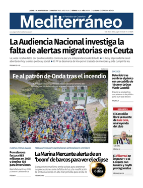 Cover of El Periodico Mediterraneo