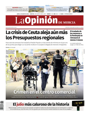 Cover of La Opinion de Murcia