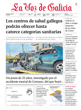 Cover of La Voz de Galicia (Arousa)