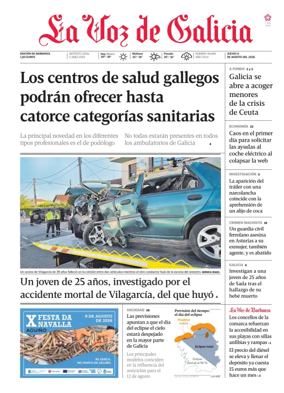 Cover of La Voz de Galicia (Barbanza)
