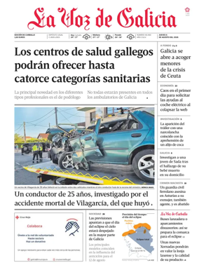 Cover of La Voz de Galicia (Carballo)