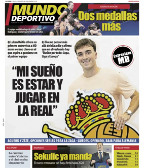 Cover of Mundo Deportivo (Gipuzkoa)
