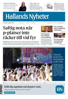 Cover of Hallands Nyheter