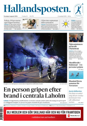 Cover of Hallandsposten