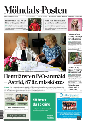 Cover of Molndals-Posten