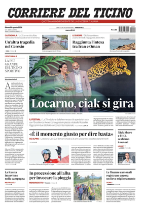 Cover of Corriere del Ticino