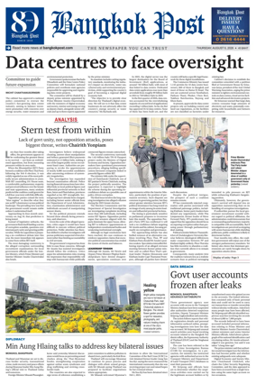 Cover of Bangkok Post