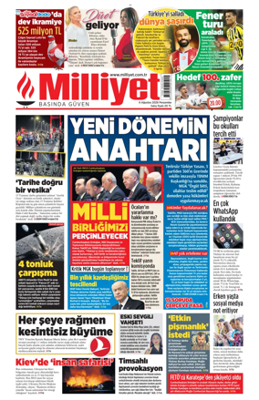 Cover of Milliyet