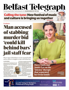 Cover of Belfast Telegraph