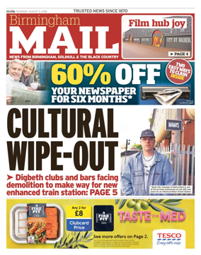 Cover of Birmingham Mail
