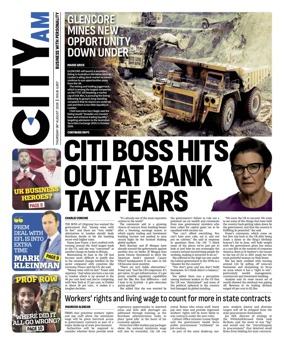 Cover of City AM