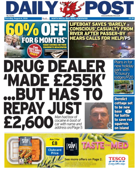 Cover of Daily Post (North Wales)