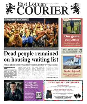 Cover of East Lothian Courier