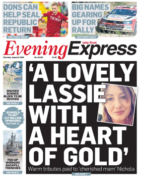Cover of Evening Express