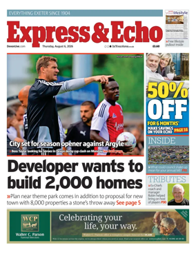 Cover of Express & Echo (City & East Devon Edition)