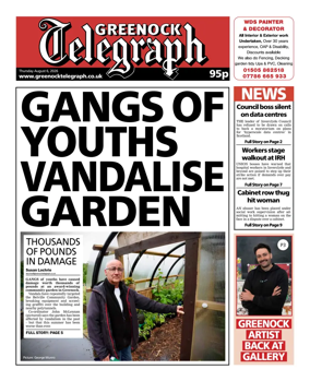 Cover of Greenock Telegraph