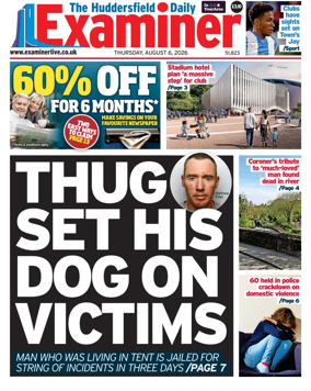 Cover of Huddersfield Daily Examiner