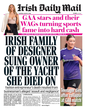 Cover of Irish Daily Mail