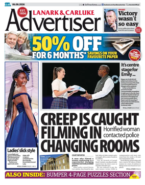 Cover of Lanark & Carluke Advertiser