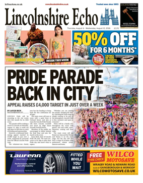 Cover of Lincolnshire Echo