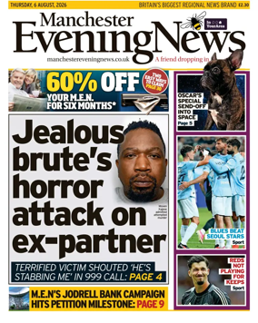 Cover of Manchester Evening News