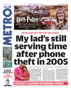 Cover of Metro (UK)