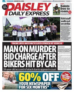Cover of Paisley Daily Express