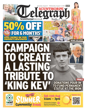 Cover of Scunthorpe Telegraph