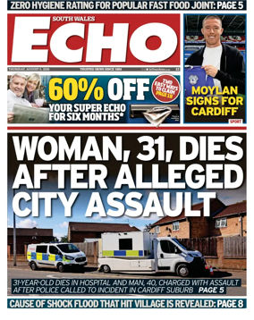 Cover of South Wales Echo