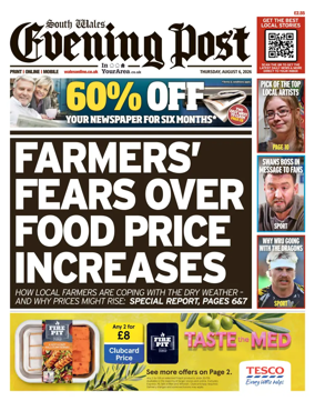 Cover of South Wales Evening Post