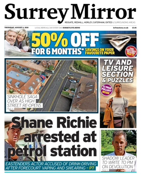 Cover of Surrey Mirror