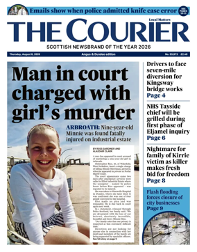 Cover of The Courier & Advertiser (Angus and Dundee)