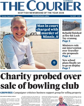 Cover of The Courier & Advertiser (Perth and Perthshire Edition)