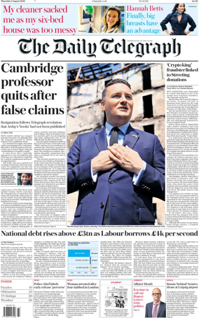 Cover of The Daily Telegraph