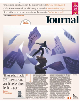 Cover of The Guardian e-paper Journal