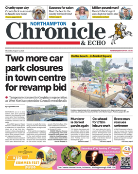 Cover of The Northampton Chronicle and Echo