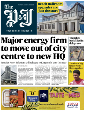Cover of The Press and Journal (Aberdeen and Aberdeenshire)