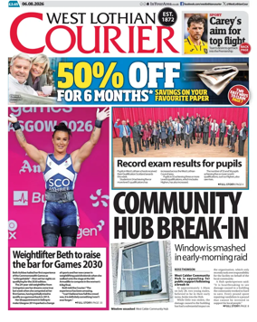 Cover of West Lothian Courier