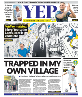 Cover of Yorkshire Evening Post