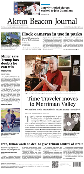 Cover of Akron Beacon Journal