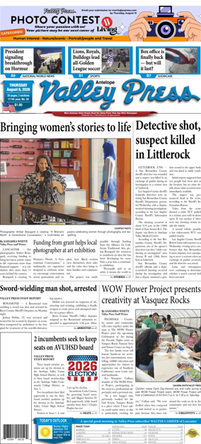 Cover of Antelope Valley Press