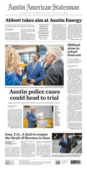 Cover of Austin American-Statesman