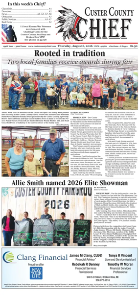 Cover of Custer County Chief