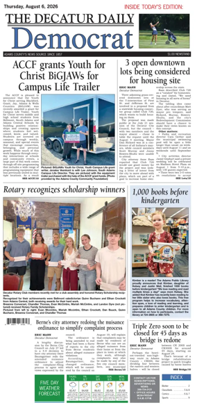 Cover of The Decatur Daily Democrat