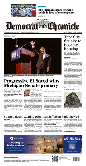 Cover of Democrat and Chronicle