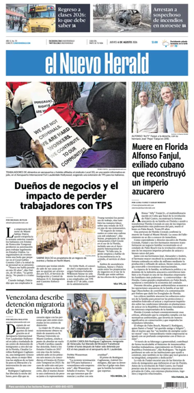 Cover of El Nuevo Herald