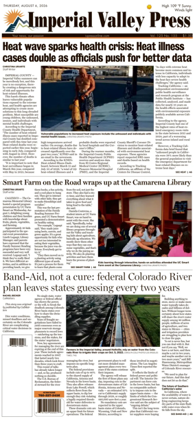 Cover of Imperial Valley Press