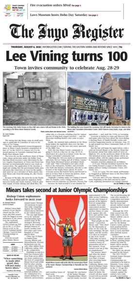 Cover of Inyo Register