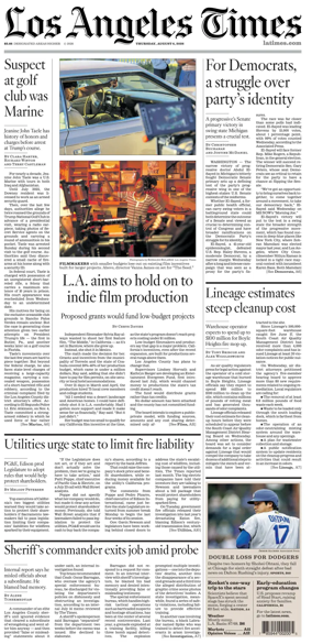 Cover of Los Angeles Times