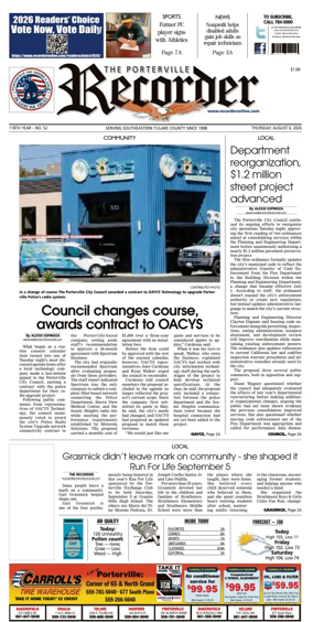 Cover of Porterville Recorder